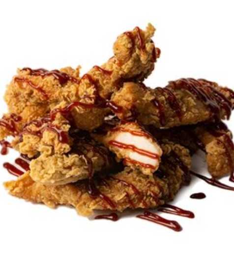 Куриные стрипсы под соусом BBQ L