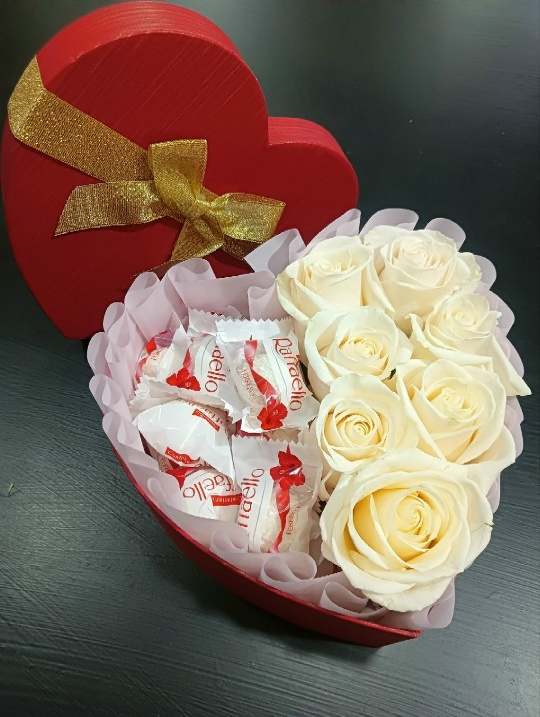 Сладкое белое сердце