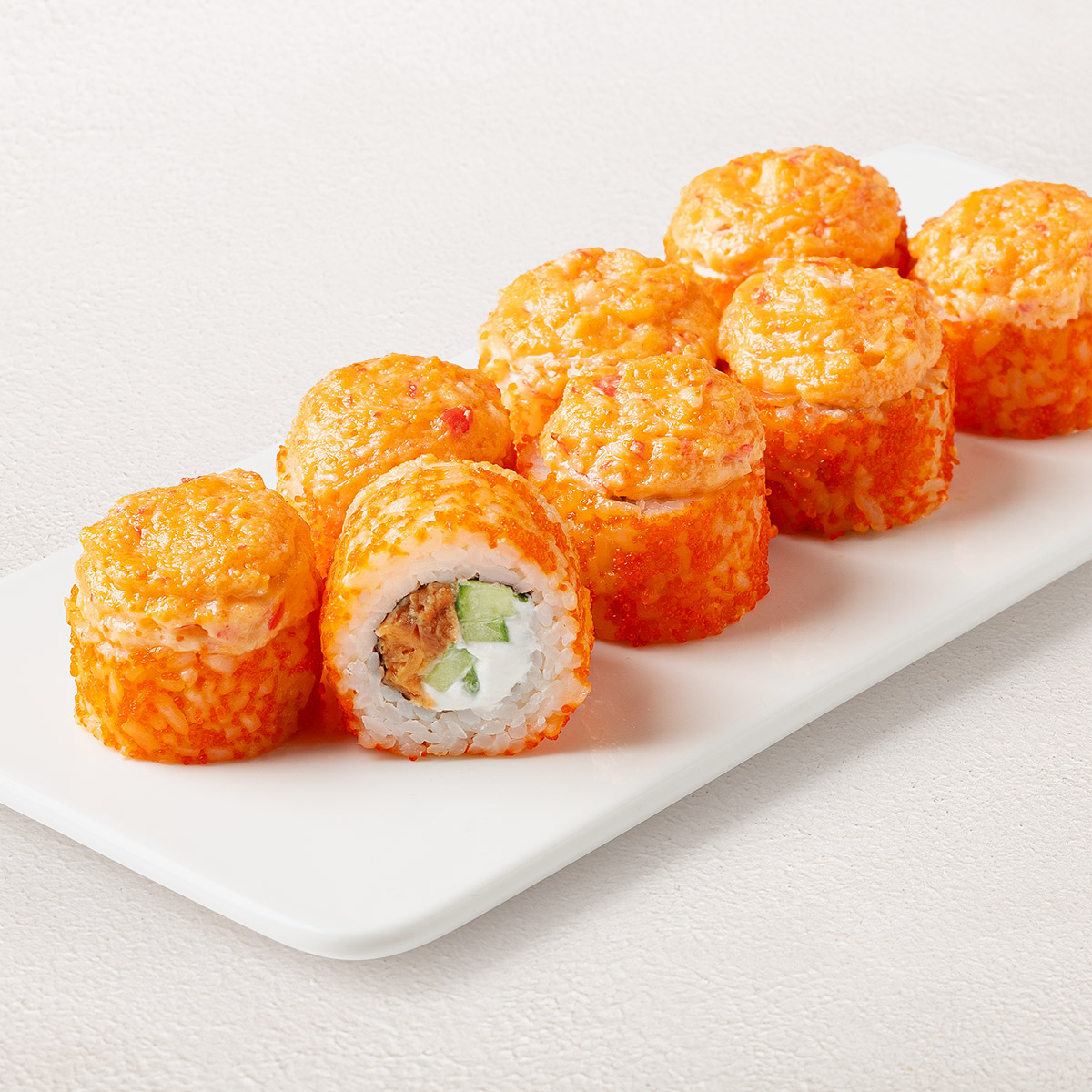 ЗАПЕЧЕННЫЙ лосось терияки ролл