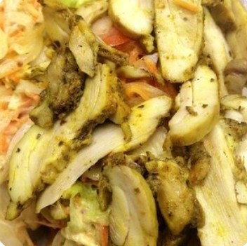 Салат с нежной курочкой