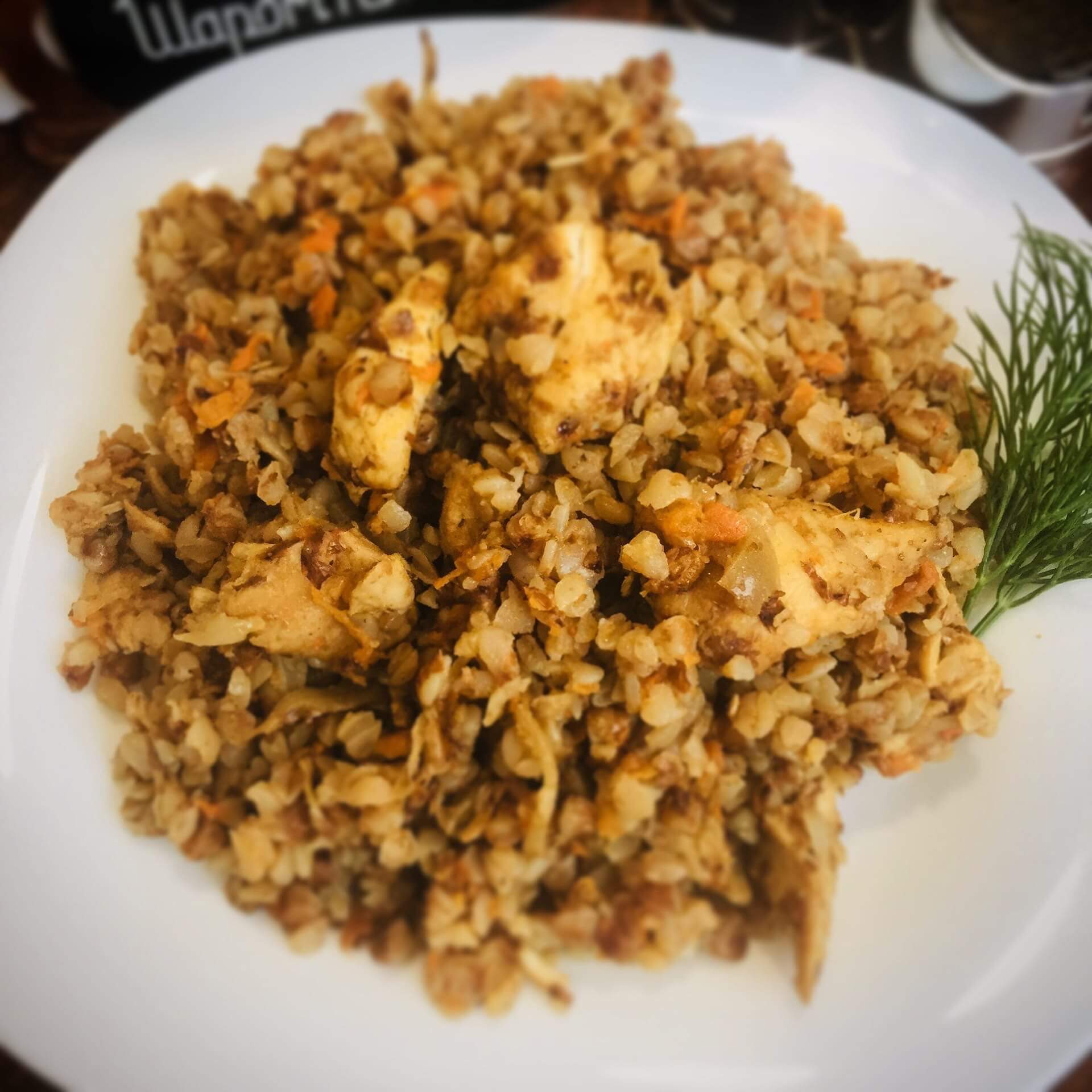 Греча по-Купечески со Свининой