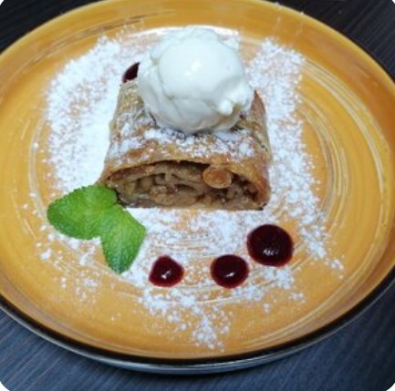 Штрудель яблочный