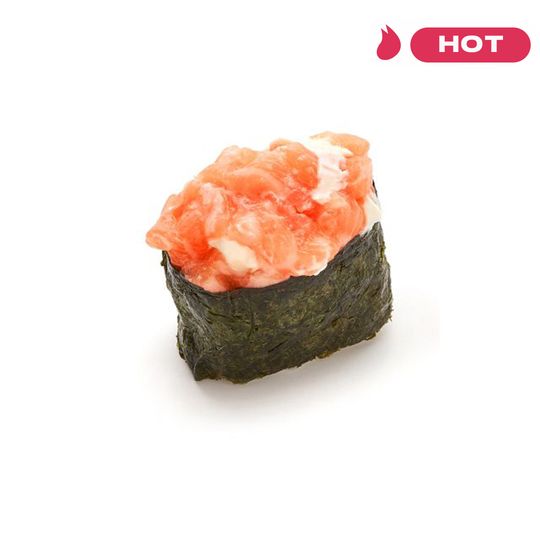 Гункан лосось спайс