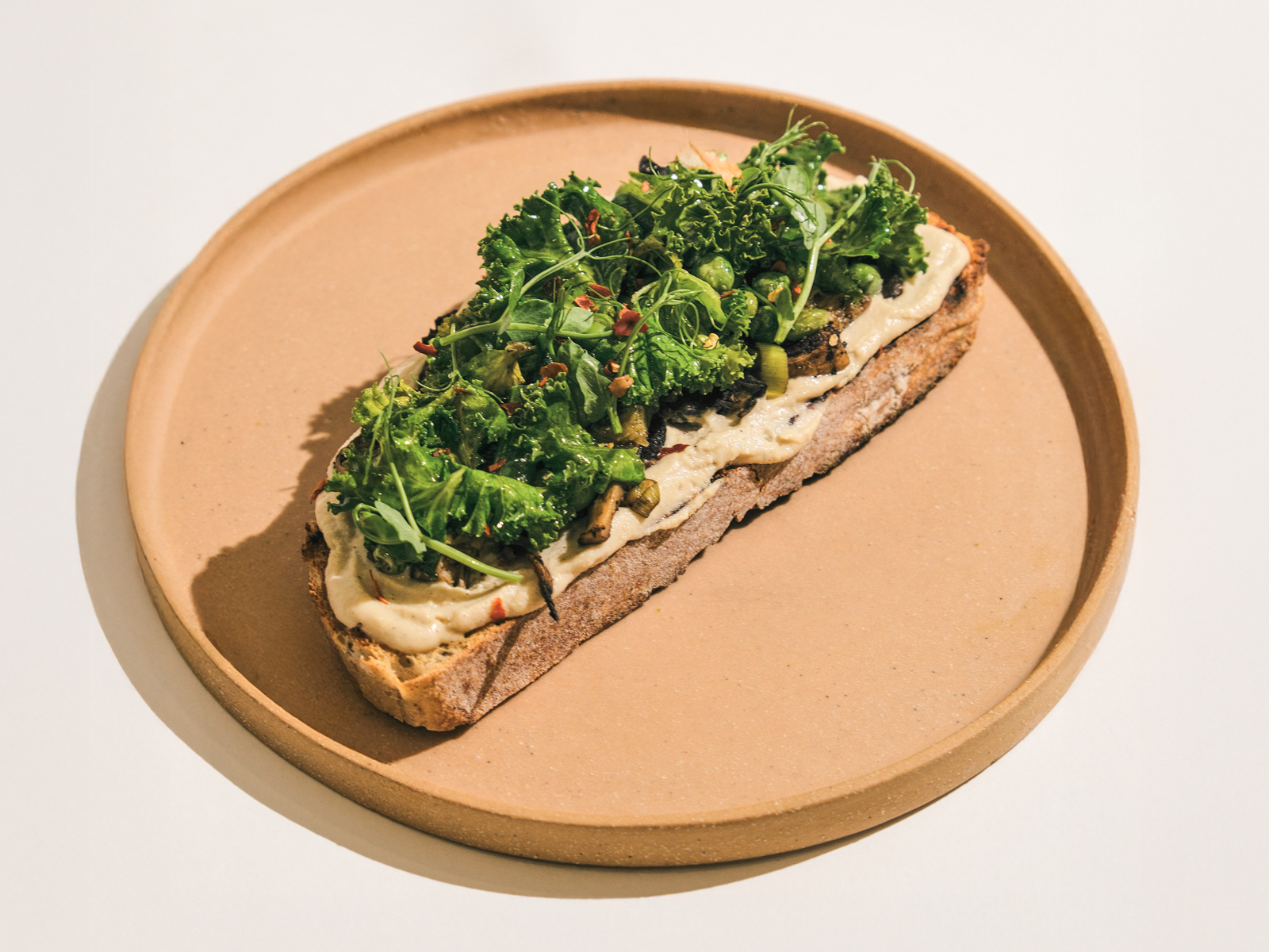 Тост с грибами