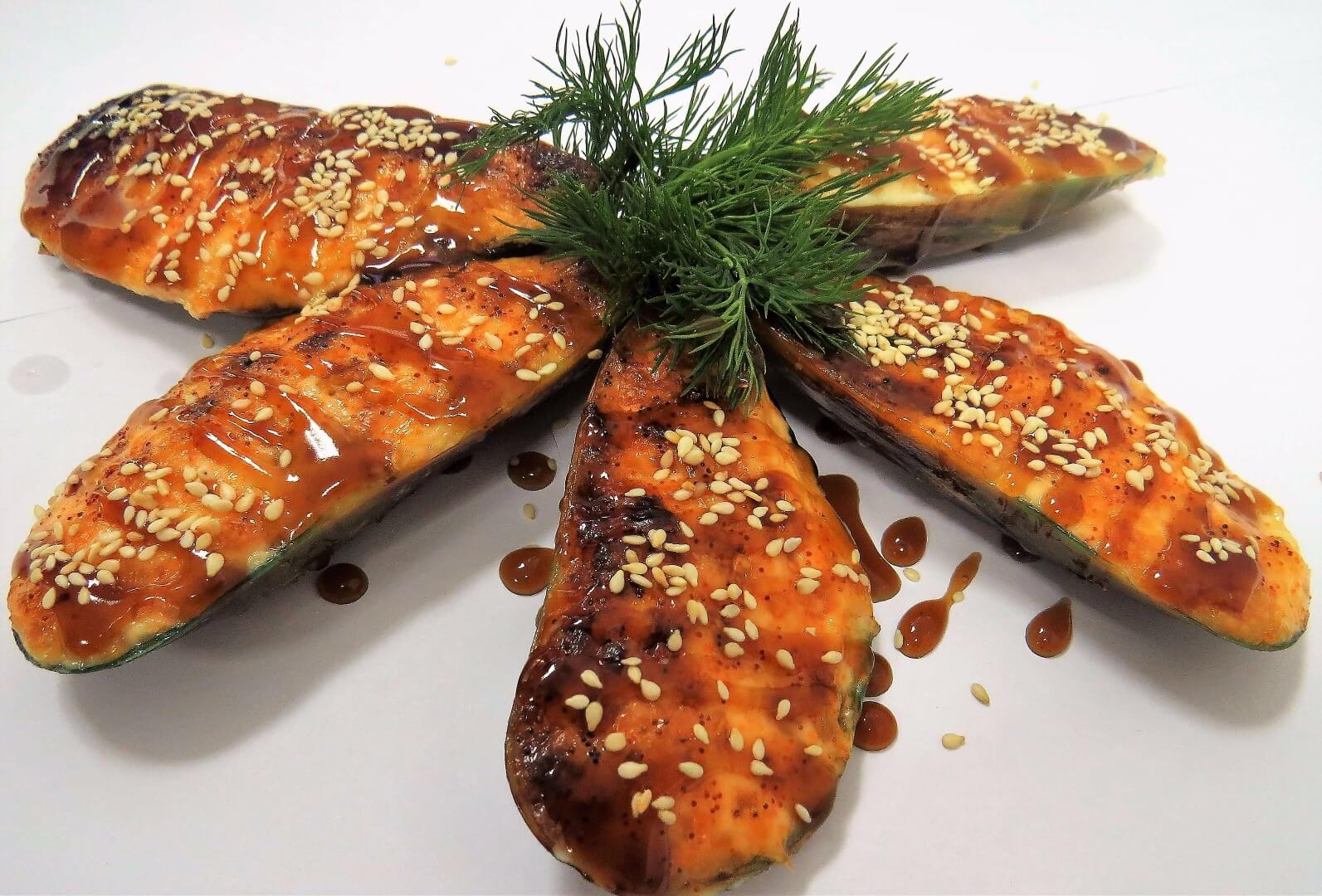 Запеченные мидии