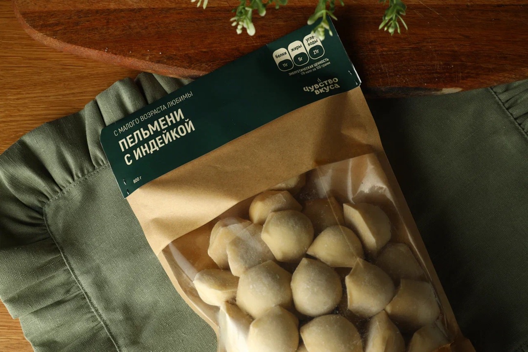 Пельмени с индейкой 800гр