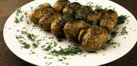 Картофель на мангале