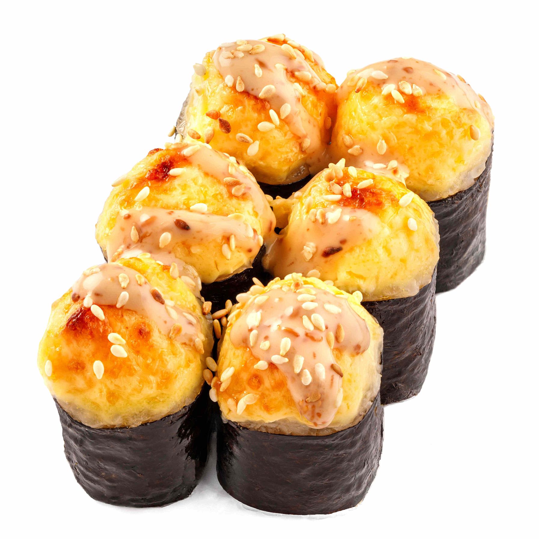 Запеченный малый с креветкой