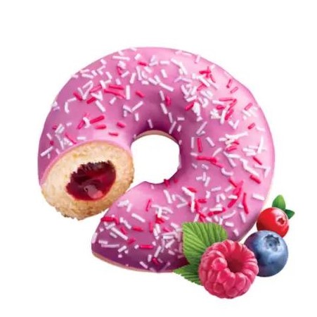 Донат с начинкой. Лесные ягоды