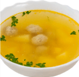 Суп картофельный с фрикадельками