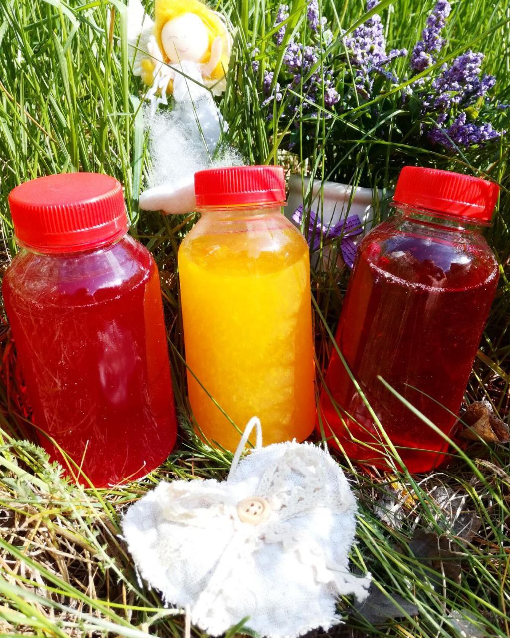 Морс брусничный в бутылочке