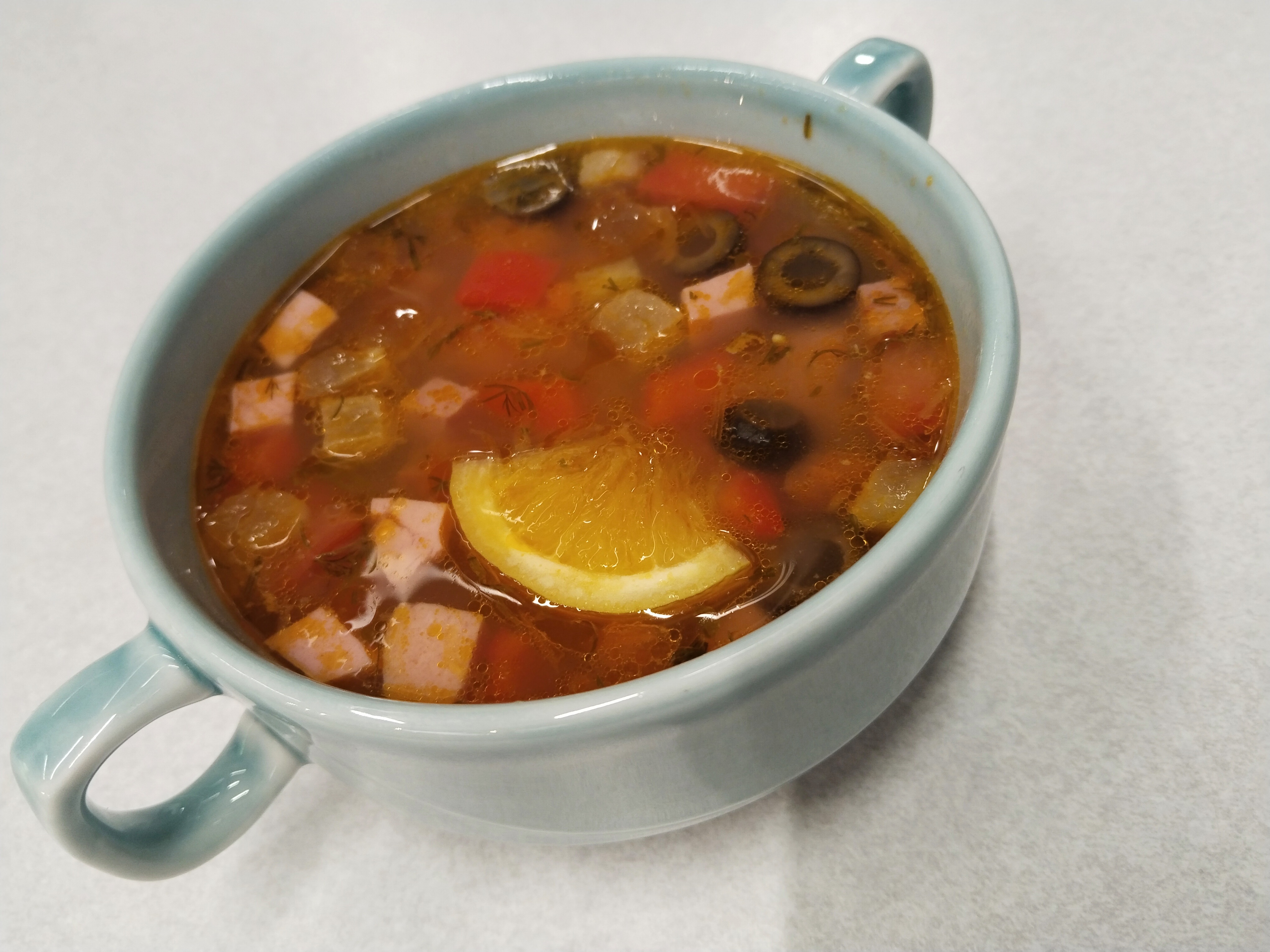 Мясная солянка