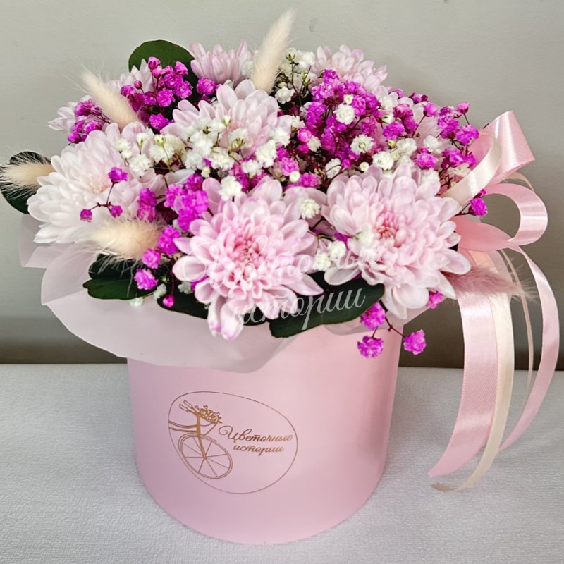 Композиция в коробке «Конфетная коробка»