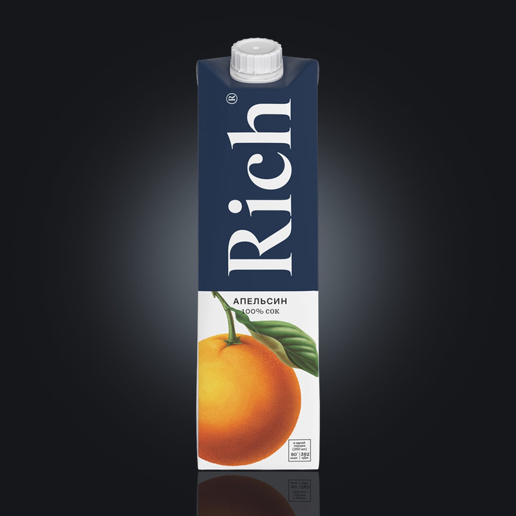 Сок "Rich" апельсиновый 1 л
