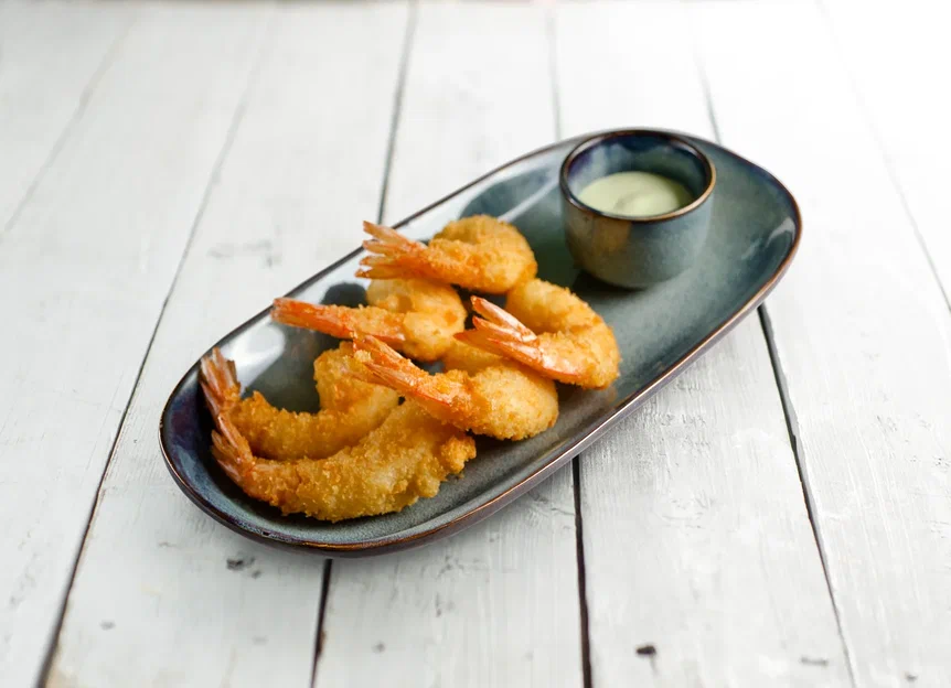 Креветки темпура