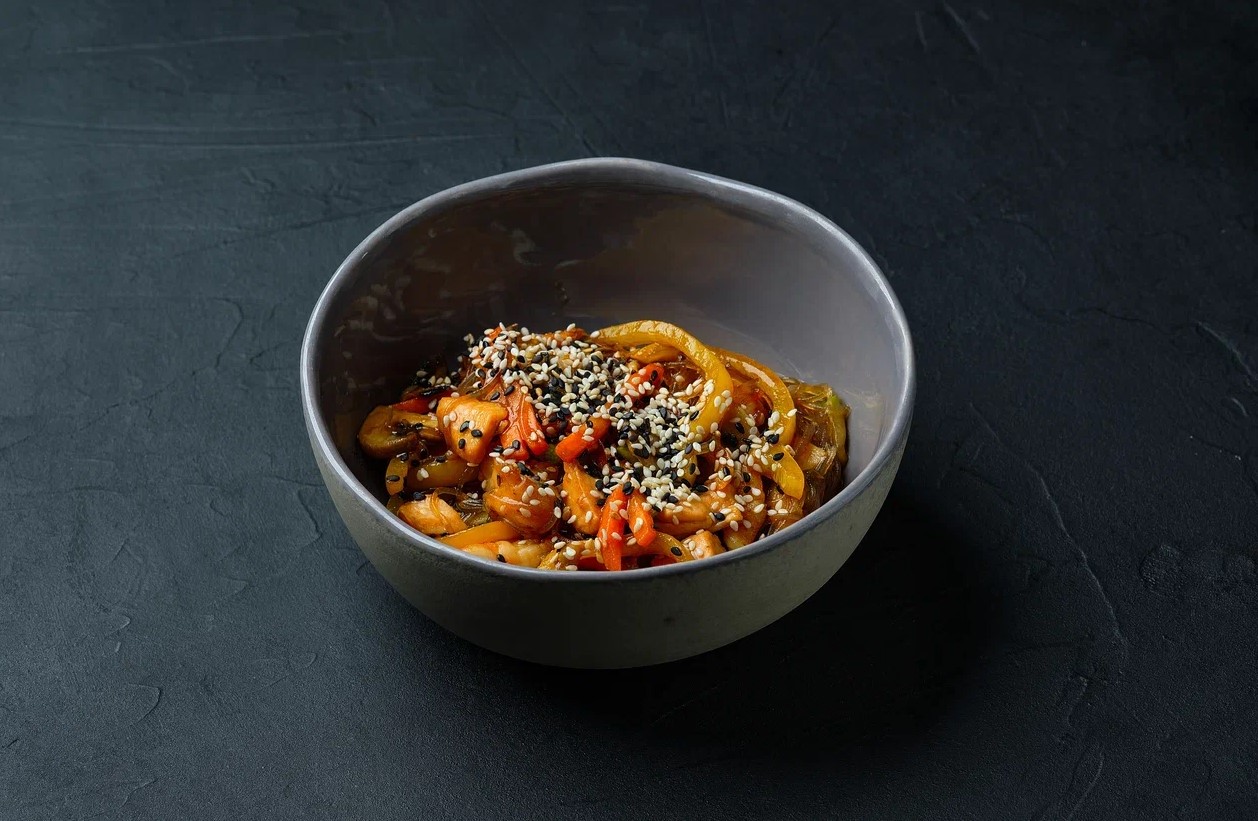 Лапша удон со свининой