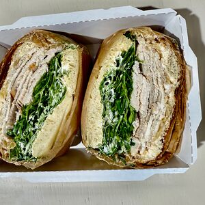 Сэндвич с тамбовским окороком