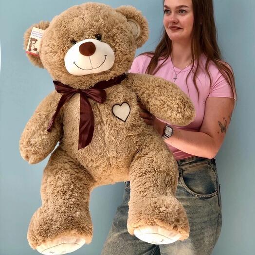 Мишка плюшевый 80 см качество отличное