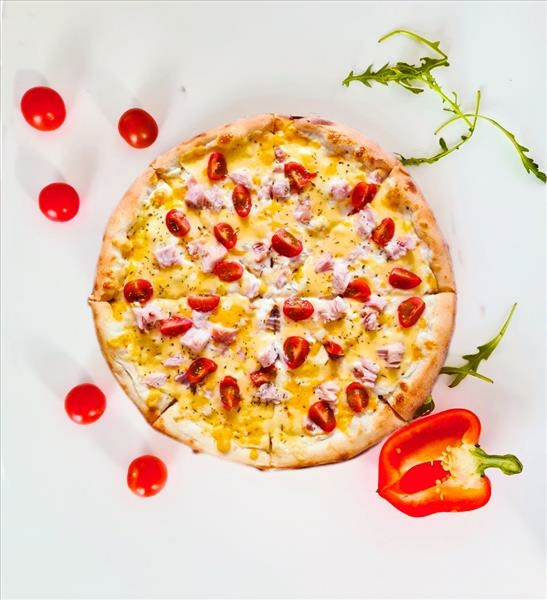 Пармезано с копченой курицей 25 см