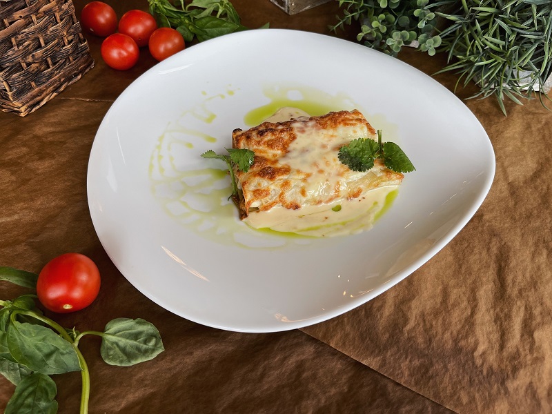 Каннелони с куриным филе