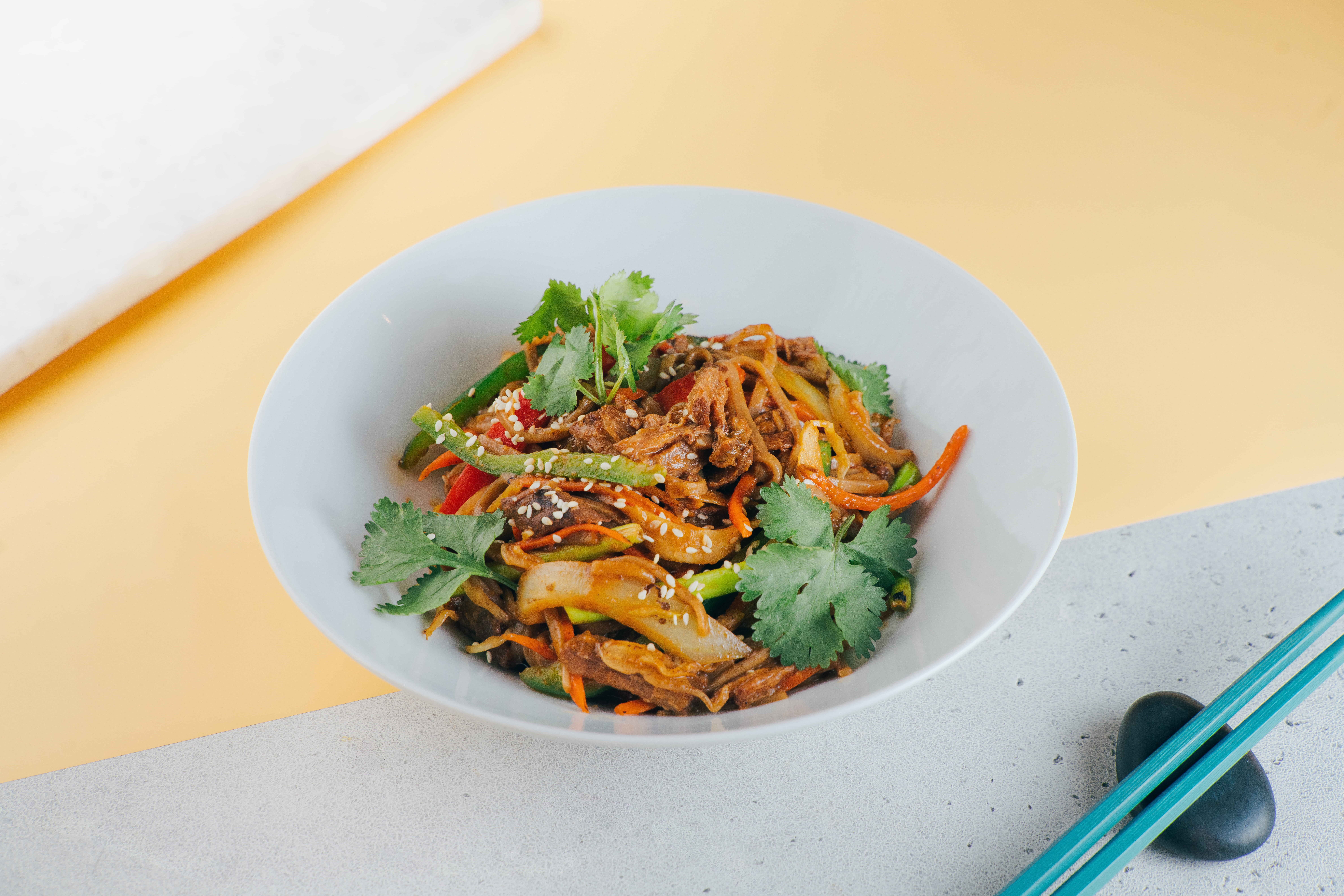 Вок с уткой