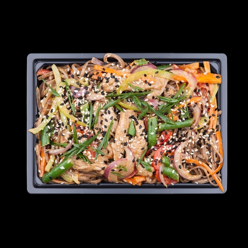 Wok лапша гречневая+ говядина