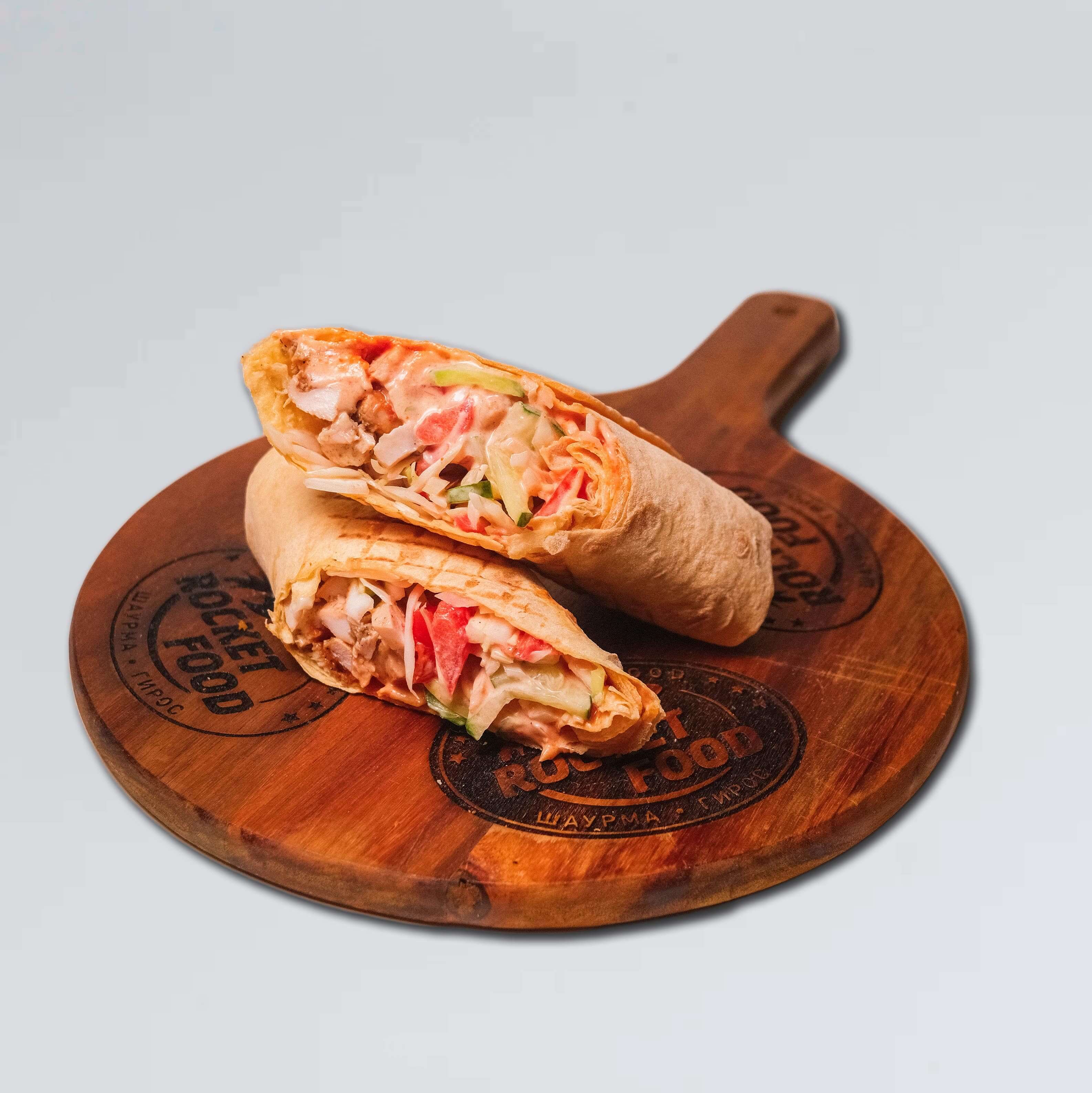 Шаурма острая с куриным шашлыком