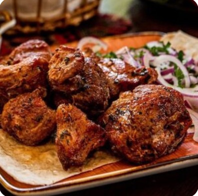 Шашлык из свиной шеи