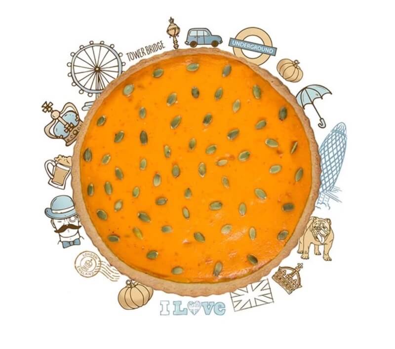 Лондонский тыквенный пирог