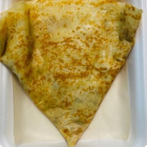 Блин с маринованными грибами и сыром