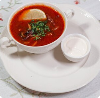 Солянка сборная из дичи