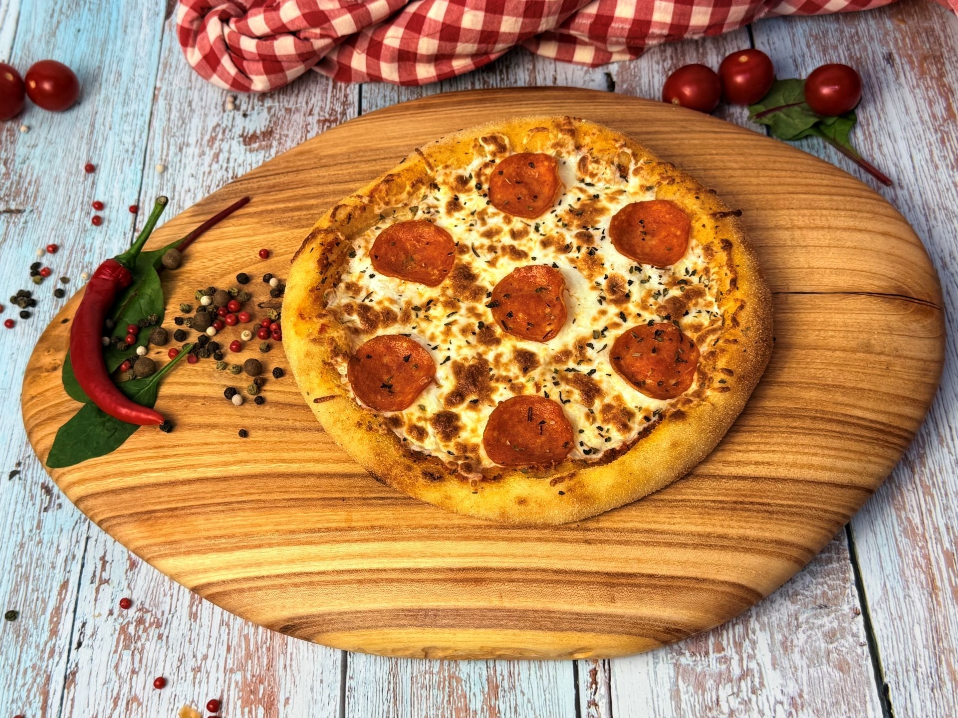 Фокачча пеперони