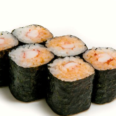 Мини-ролл с креветкой спайси