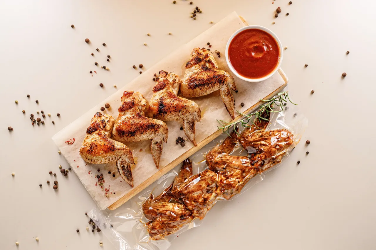 Шашлык из куриных крылышек (в вакууме)