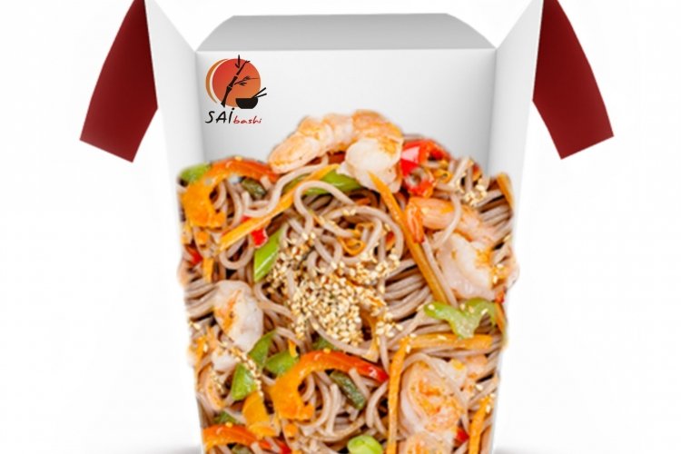 Пшеничная лапша с курицей