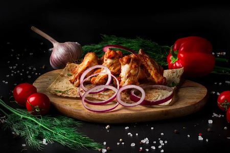 Шашлык из куриной голени (крылья)
