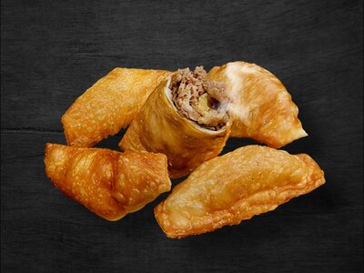 Мини - чебуреки с мраморной говядиной