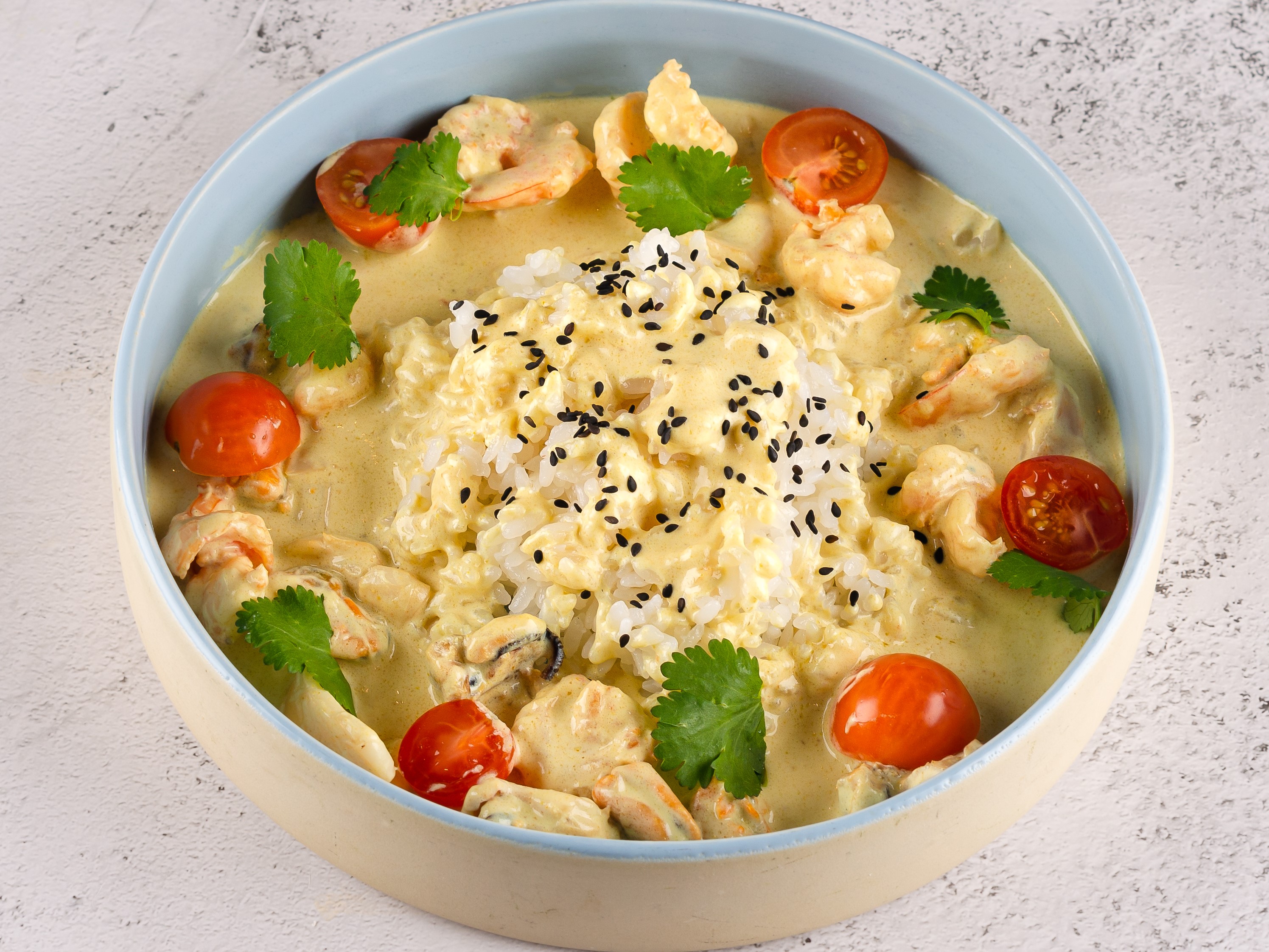 Карри с морепродуктами