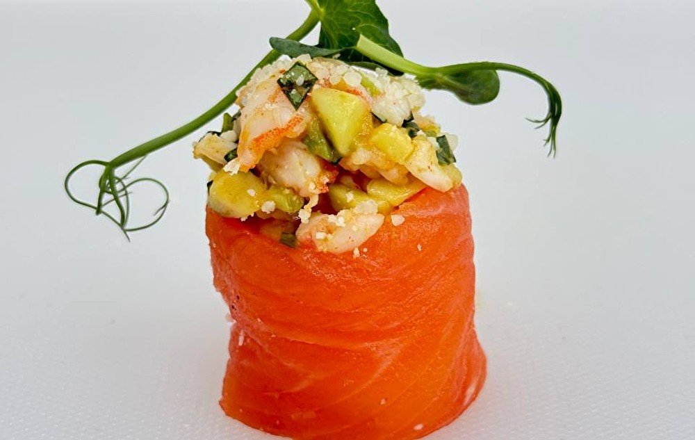 Нусидзуси с креветкой