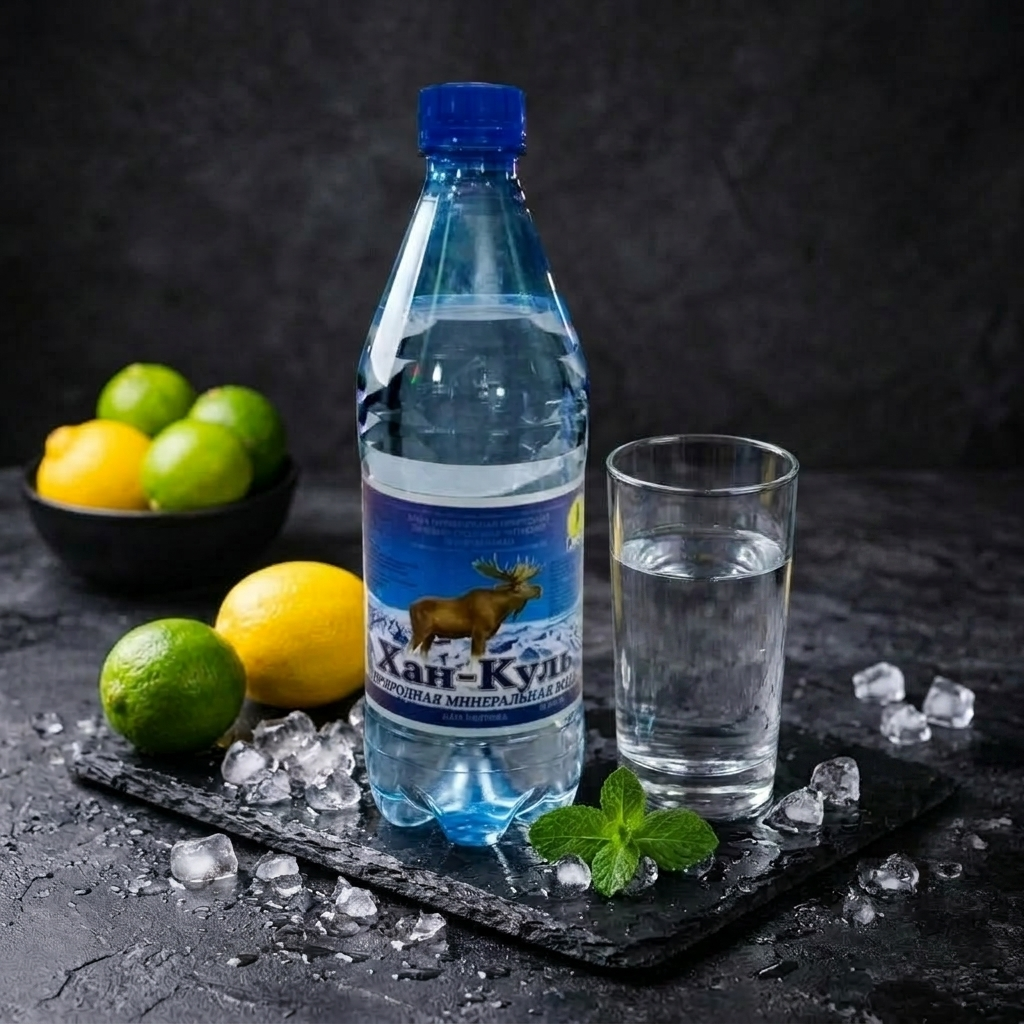 Ханкуль вода с газом 0,65л