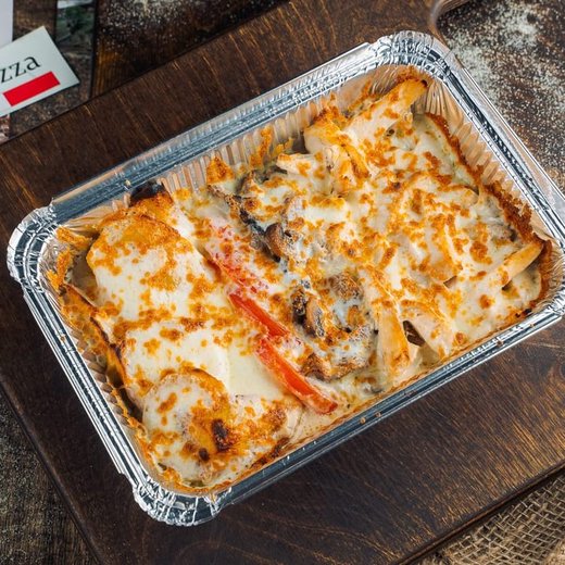 Сковородка с куриным филе