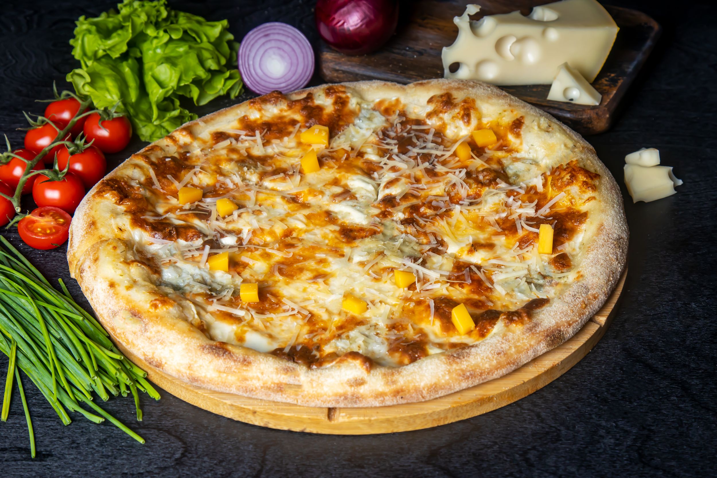 Пицца 25 см 4 Сыра