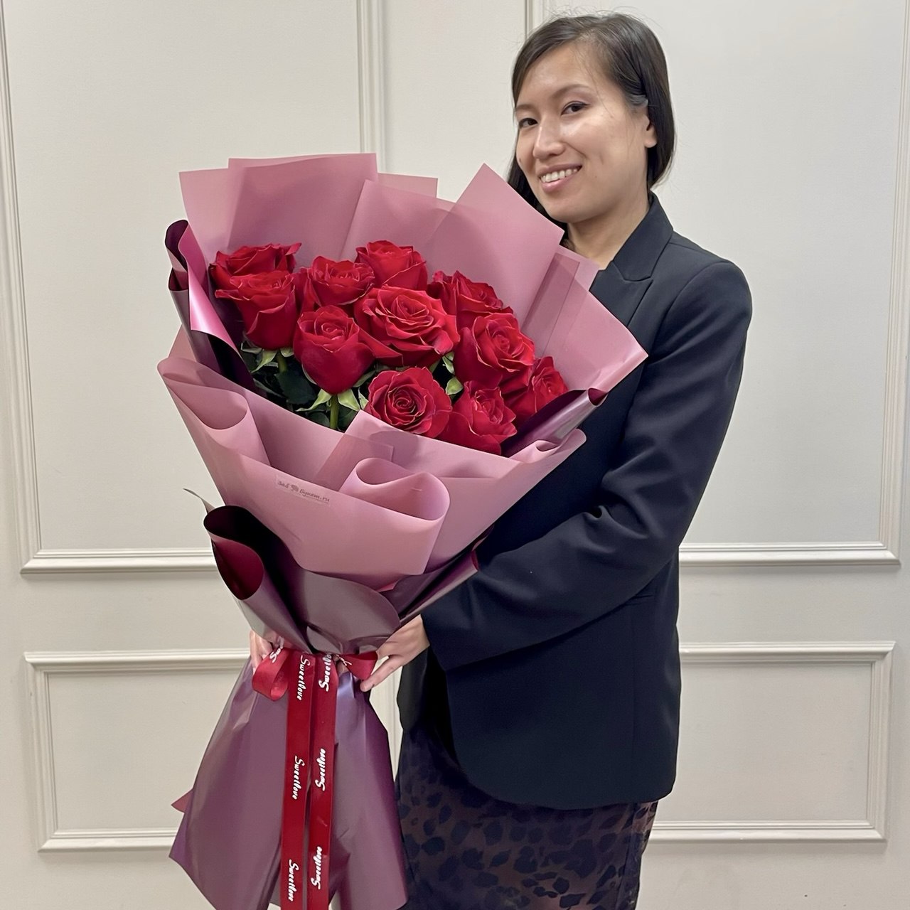 Букет ГИГАНТ из 11 красных роз