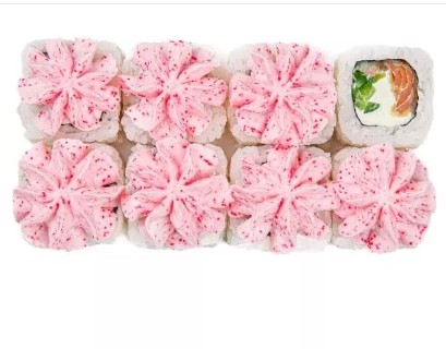 Лава с лососем терияки