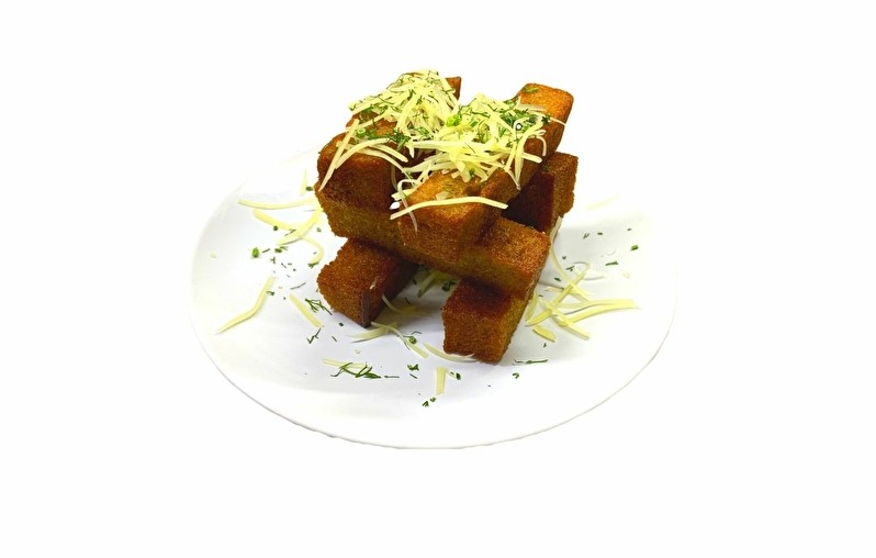 Гренки чесночные
