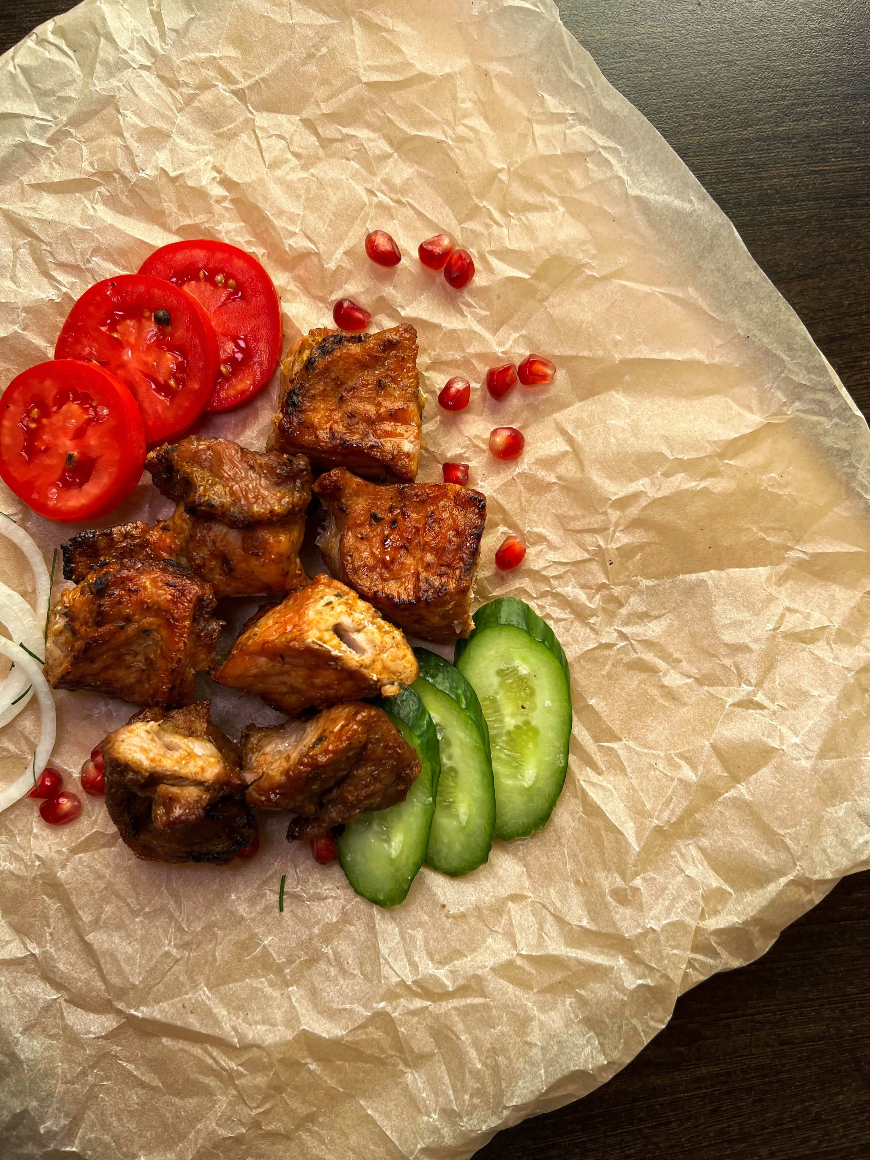 Шашлык из свиной шейки