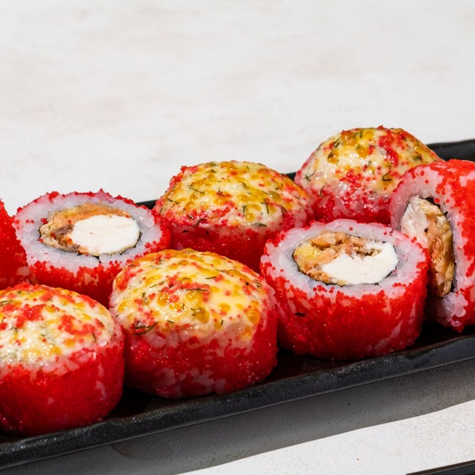 Запеченные с лососем терияки