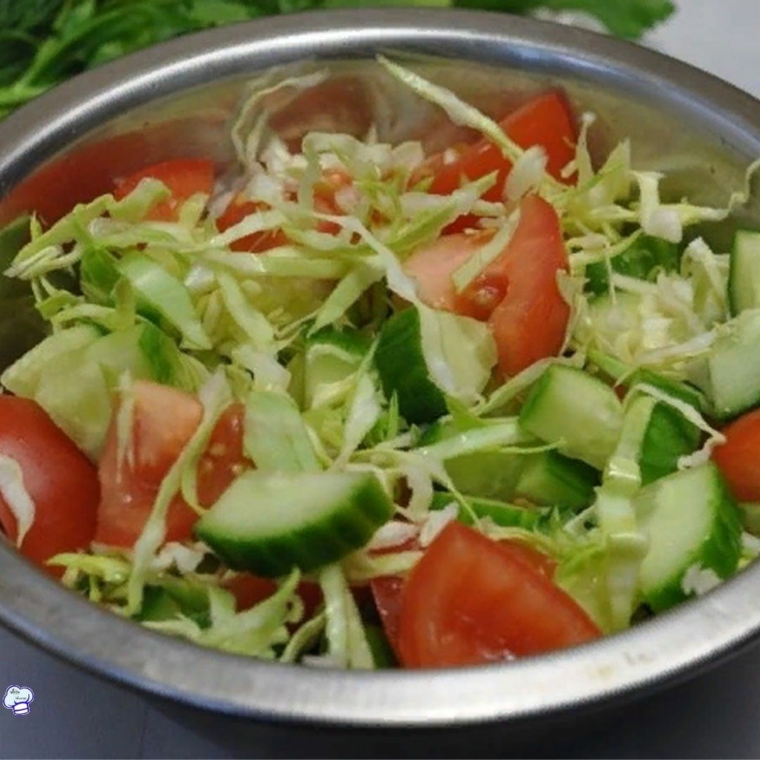 Салат +пом+огур+кап+раст.масло-200гр