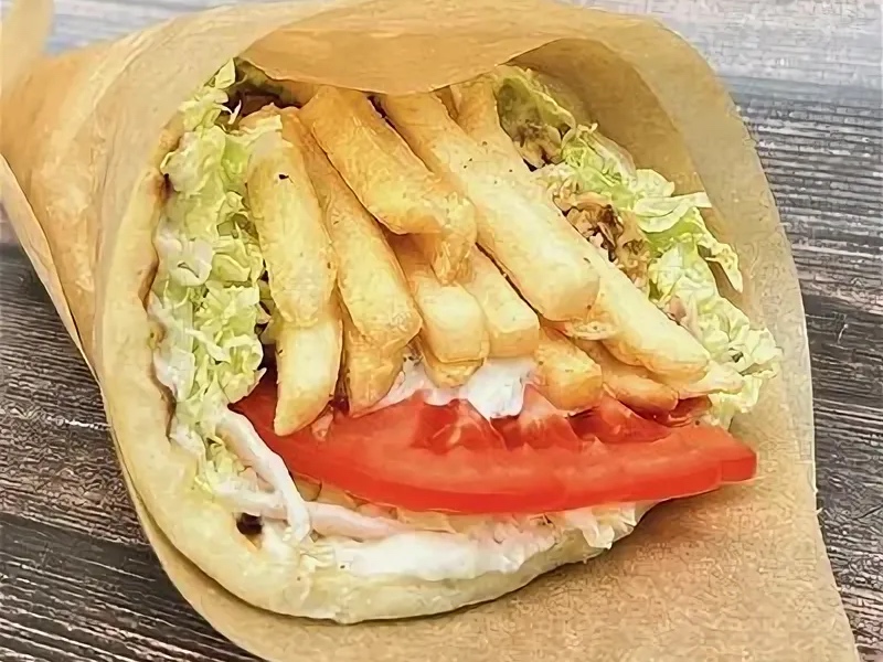 Шаурма из картофеля фри