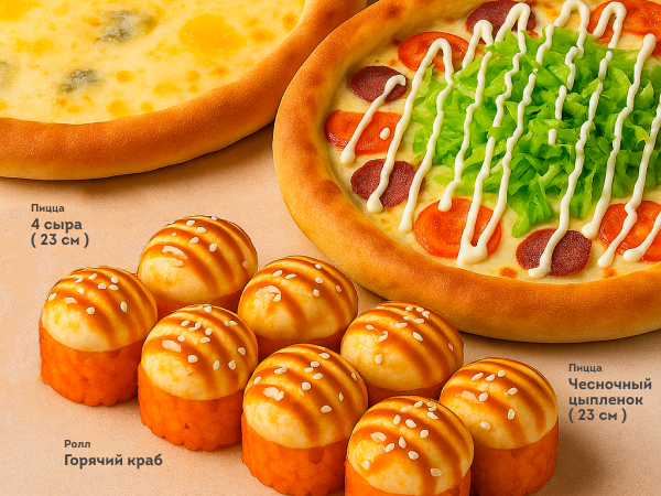 Комбо «Такси 4 сыра»